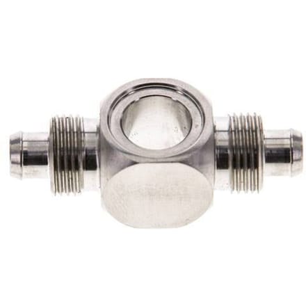 8x6 & G1/8'' RVS 1.4571 Banjo T-Opsteekoppeling