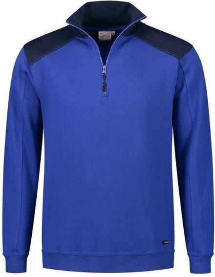 Santino Tokyo 2color Zip sweater (280g/m2) - Blauw | Marine - S
