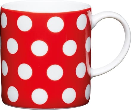 Espresso Kopje - Polka Dot - Rood - 80ml - KitchenCraft