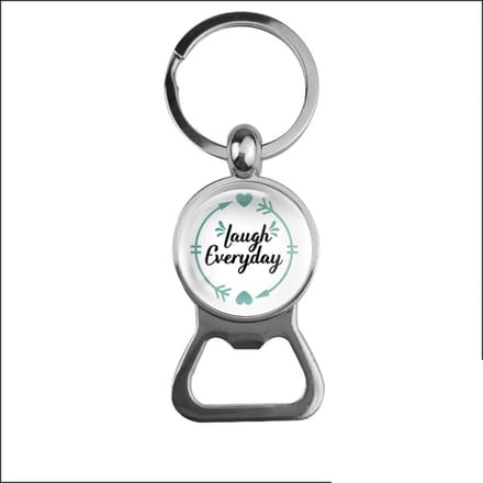 Bieropener Glas - Laugh Everyday