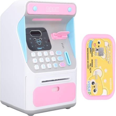 Kinderen ATM Spaarpot Grote Capaciteit Wachtwoord Kluis Gezichtsherkenning Spaarpot Machine voor gray
