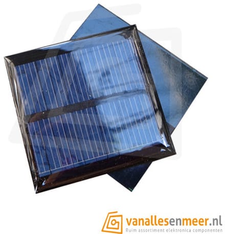 Solarcell Zonnepaneel Zonnecel 5,5V 110mA 70x70mm