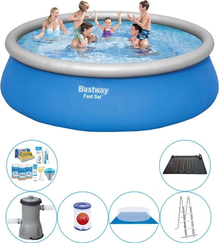 Fast Set Rond 457x122 cm - 8-delig - Zwembad Combi Deal
