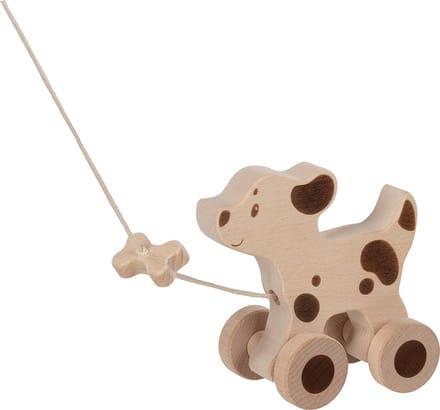 Goki Wooden Pull Animal Dog