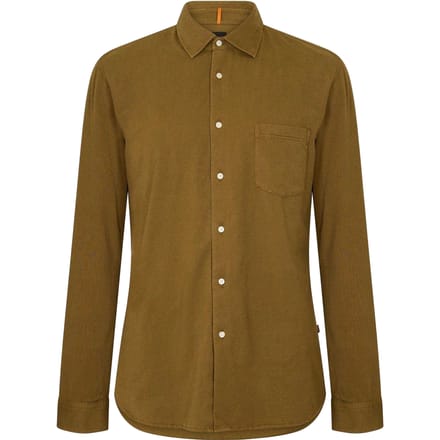 Boss Heren Mysoft Slim overhemd (Groen)