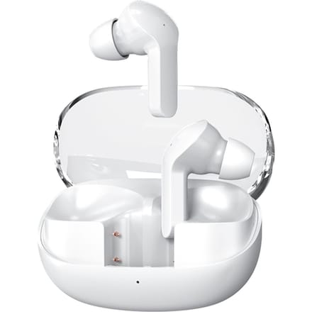 BT 5.3 draadloze hoofdtelefoon Mini Smart Half-in-ear sportheadset Oordopjes wit
