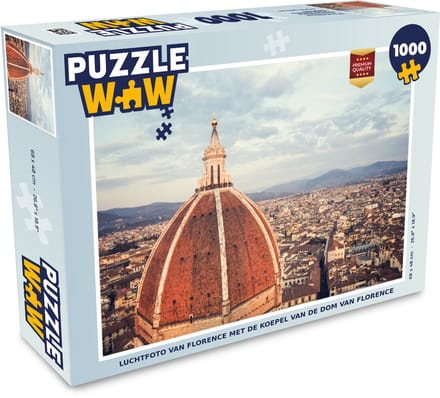 Puzzel Florence - Koepel - Stad - Legpuzzel - Puzzel 1000 stukjes volwassenen