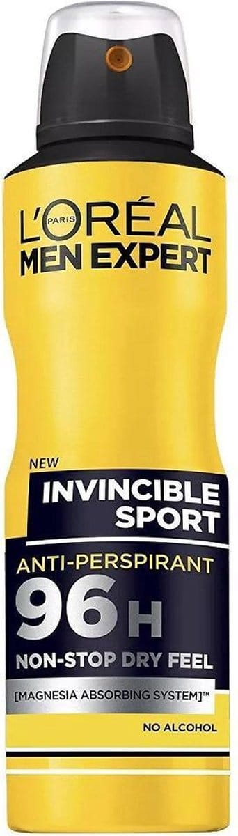 L'OREAL Men Expert Invincible Sport Deodorant 96H dezodorant dla mężczyzn spray 150ml