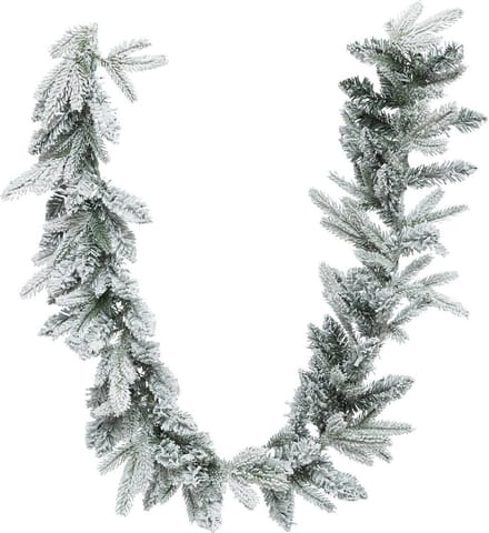 Guirlande van besneeuwde takken van de kerstboom, 180 cm