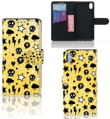 Telefoonhoesje met Naam Xiaomi Redmi 7A Punk Geel