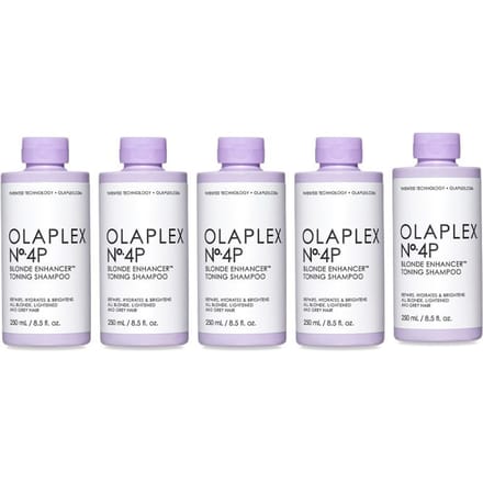 5x Olaplex No.4P Blonde Enhancer Toning Shampoo