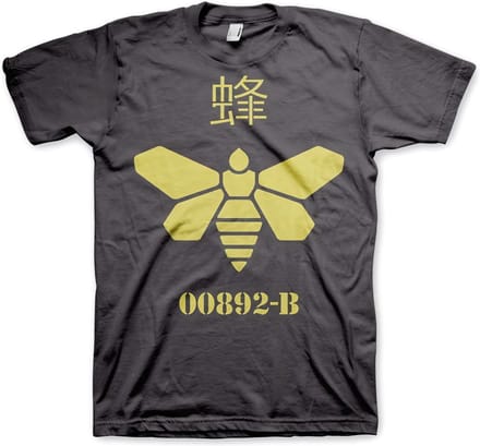 Breaking Bad Methlamine Barrel Bee T-shirt donkergrijs