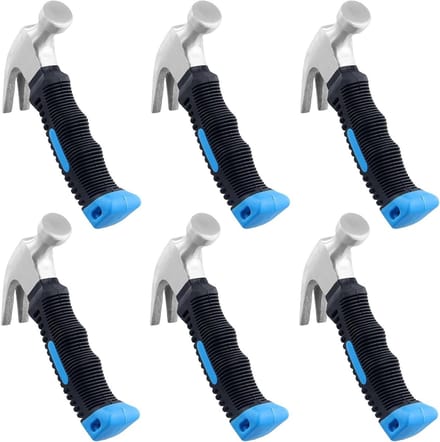 Set van 6 Mini Hamer van 8 oz van Koolstofstaal, Ideaal voor Klusprojecten Thuis en op Kantoor