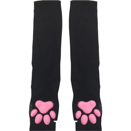 Kawaii Kattenpoot Wanten Handschoenen Schattig Zacht 3D Tenen Bonen Vingerloze Handschoenen Kattenklauw Poten Kussentjes Mouwen Kat Cosplay black
