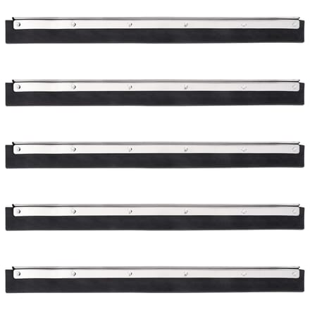 vidaXL - Vloerwisserkoppen - 5 - st - 45,5x2x5 - cm - staal - en - rubber