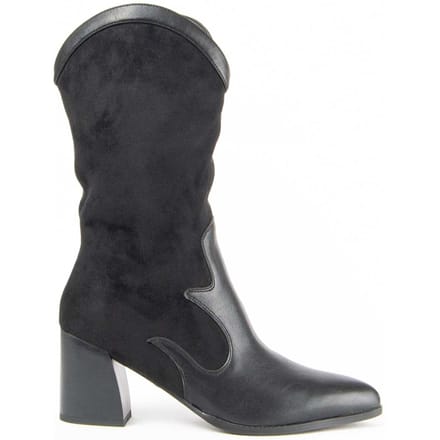Bota De Tacón Para Mujer.  Montevita  Tejan8  100945 41 zwart