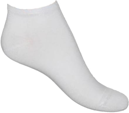 Bonnie Doon - Dames - Enkelsokken - Cotton Short Sock (2 paar) - Wit - 36/42