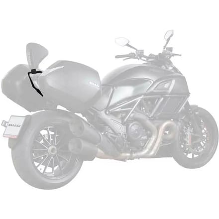 Motorfiets rugleuning bevestiging Shad Ducati diavel 1200