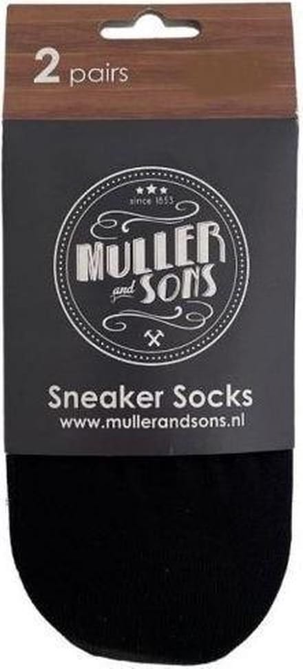 Muller And Sons Since 1853 - zwart - sneaker socks - maat 43/46