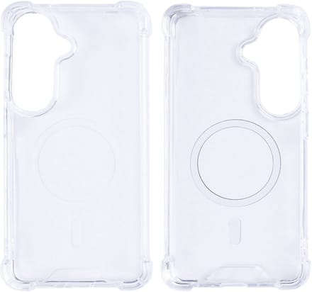Rixus Anti-Burst Case With MagSafe For Samsung Galaxy S26 Transparent