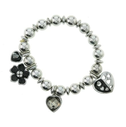 Behave - armband elastisch - madelief hanger - speelse look