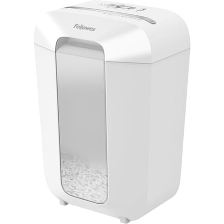 Papiervernietiger Fellowes Powershred® LX70, afvalbak, P-4, deeltjesvernietiger, wit