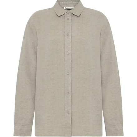 Dameshemd met lange mouwen KnowledgeCotton Apparel Loose Linen
