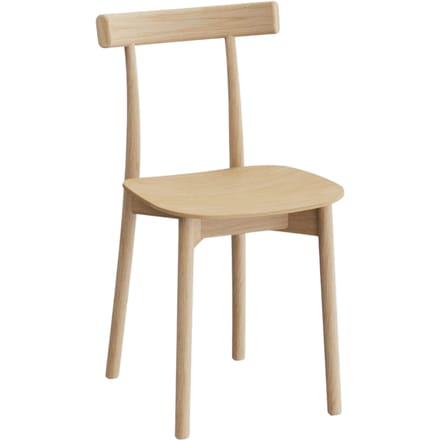 NINE Skinny Wooden Stoel - natural