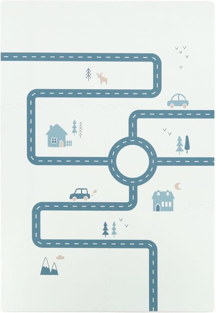 Puck Playmat Road - Sandy Blue