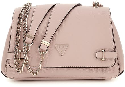 GUESS Schoudertas Rosalba Convertible Xbody Flap Bag Rose Roze
