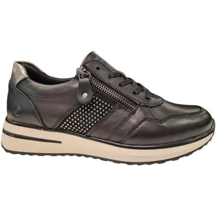 Remonte -Dames - zwart - sneakers - maat 40