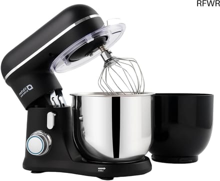 RFWR® Keukenmachine met 2 kommen van 3,5 l en 10 snelheden voor efficiënt koken