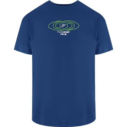 Korte Mouwen T-shirt in Donkerblauw