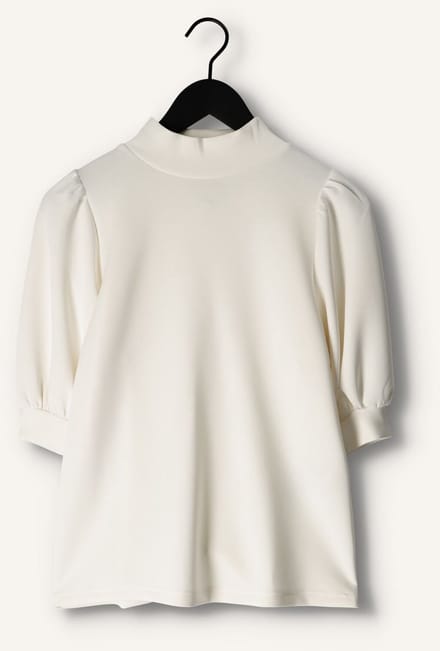 My Essential Wardrobe 21 The Puff Blouse Dames - Jurken - Wit - Maat 40