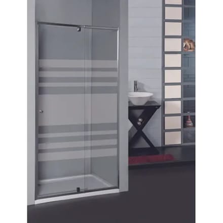 Allibert Verstelbare Zwaaideur Priva 78-91x190cm Horizontale Lijnen