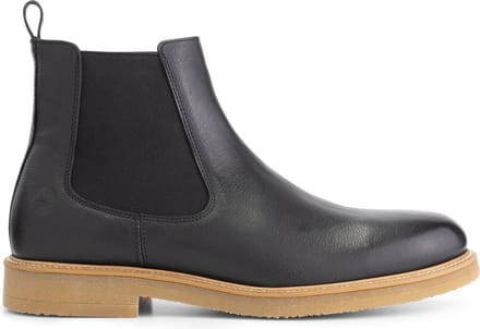 Travelin' Egleton - Heren leren laars - 100% leer - Chelsea boots - Black