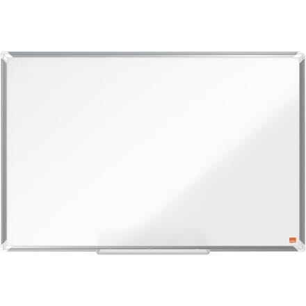 Nobo Premium Plus Magnetisch Whiteboard Staal Met Accessoire Houder - Inclusief Whiteboard Marker - 900x600mm - Wit