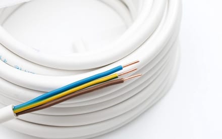NYM-J Stroomkabel 3x1,5mm² Wit - Hoge Capaciteit, Veilig en Flexibel (15 Meter)