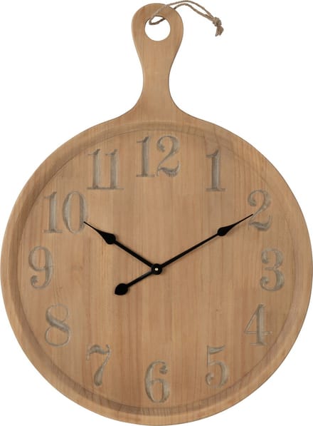 J-Line klok Plan Den - naturel - large - Ø 65.2 cm