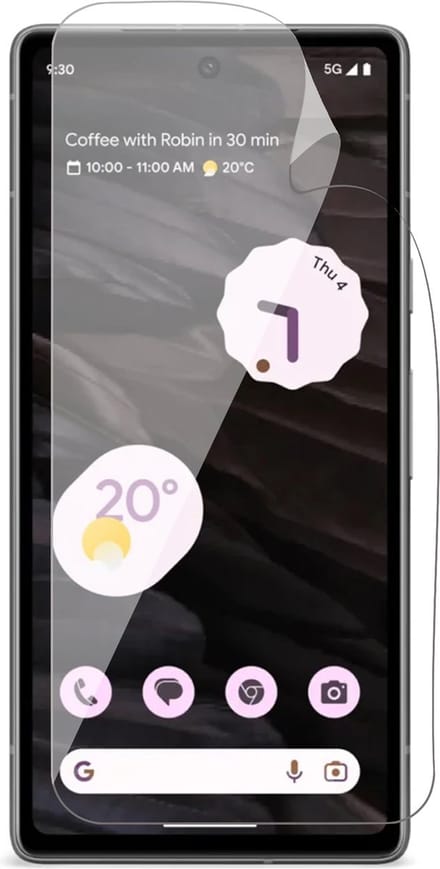 Screenprotector geschikt voor Google Pixel 7a - 1x FlexGuard Screen Protector