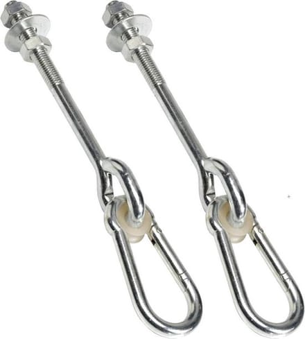 Schommelhaak 16cm inc Karabijn - Set van 2
