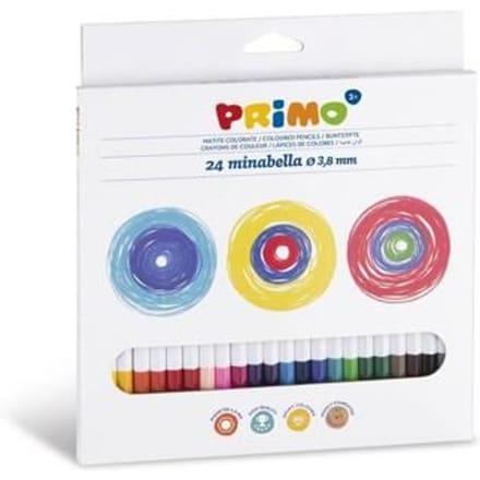 Primo PRIMO - 24 Minabella kleurpotloden ø3.8mm in doos