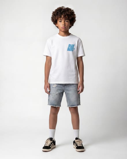 Black Bananas Kinderen Keep Flying T-shirt, Gebroken wit