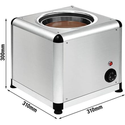 GGM Gastro Schokoladenschmelzgerät - 7 Liter - 500 Watt Zilver