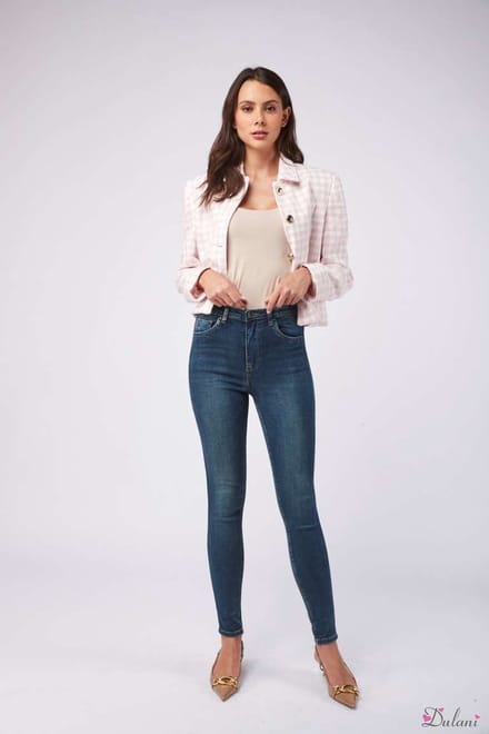 Broek Toxik3 met hoge taille slim fit jeans J76