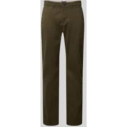 straight fit broek met achterzakken