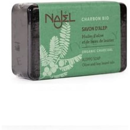 Najel - Aleppo Soap met actieve houtskool - 100gr - natuurlijke zeep