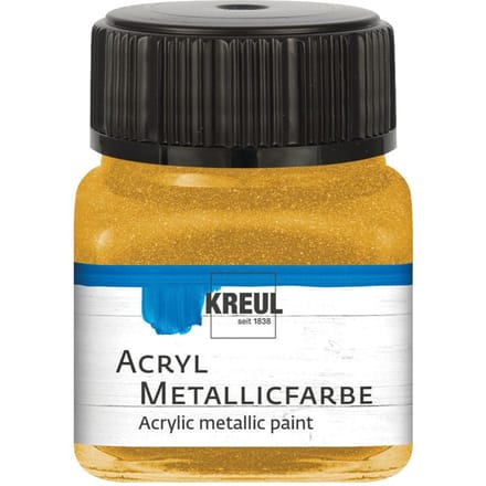KREUL Acryl Metallic Verf, 20 ml - Goud
