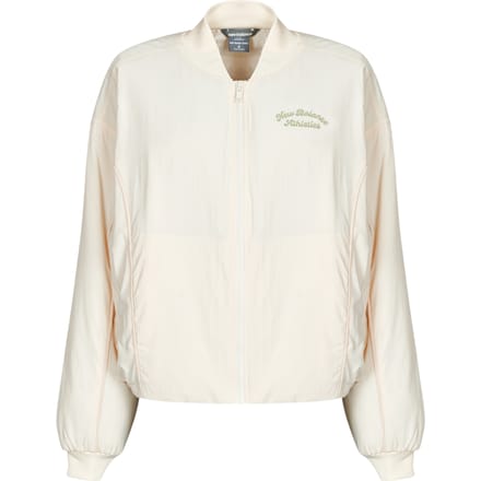 New Balance Linear Heritage Woven Bomber Jacket Jassen Dames - Beige - Maat S - Nylon