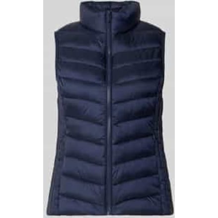 regular fit bodywarmer met opstaande kraag